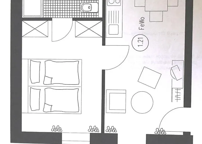 Отель Gaestehaus Germania Вангероге